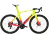 Trek Madone SLR 7 AXS 56 Radioactive Coral to Yellow Fa